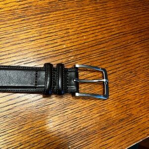 Men's Dark Brown Leather Belt